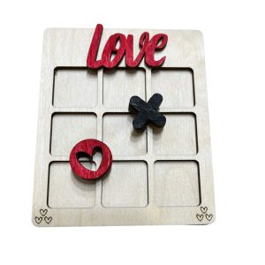 Alternative view of Ξύλινη τρίλιζα «Love»