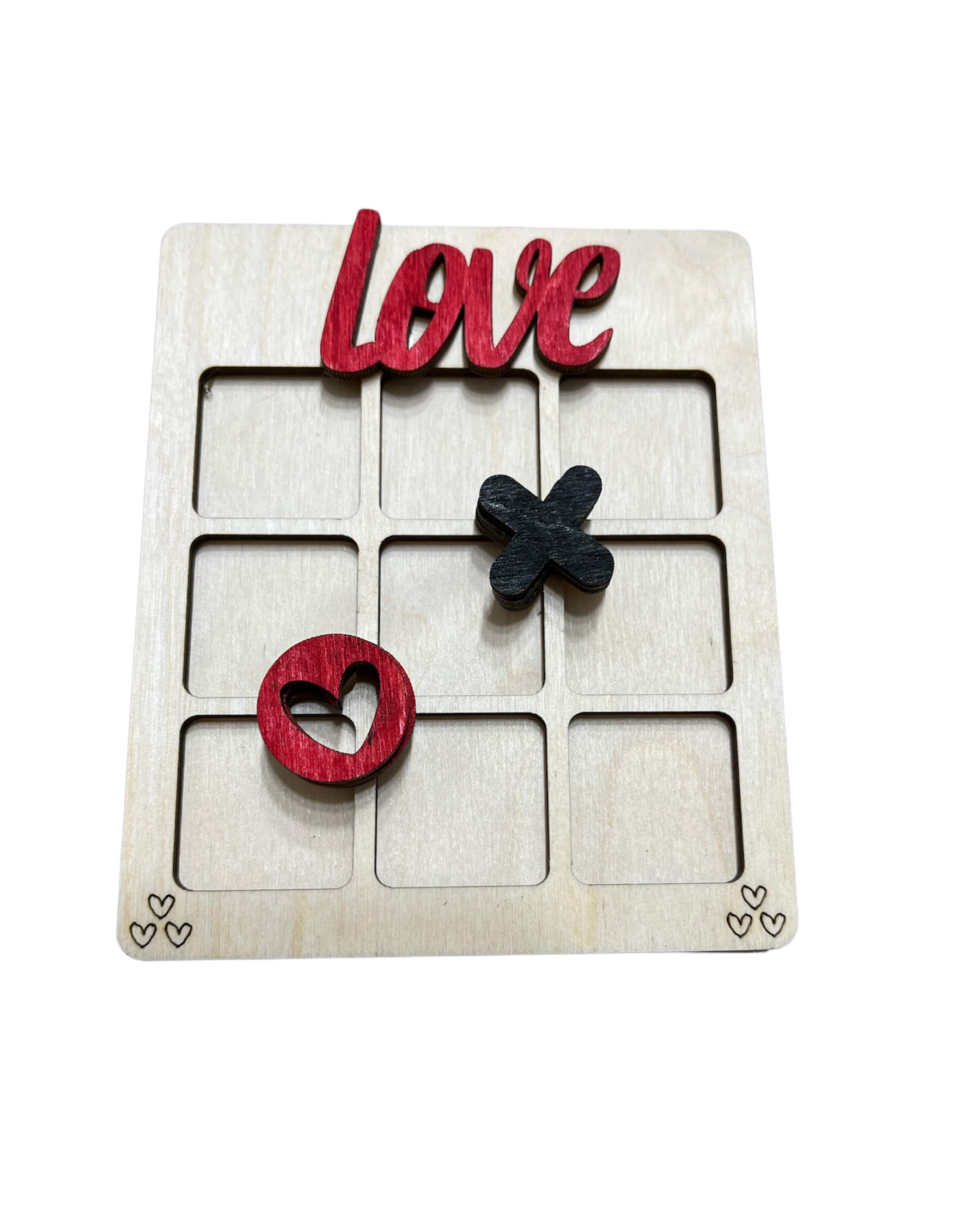 Ξύλινη τρίλιζα «Love» - Image 2