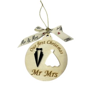 Στολίδι MR & MRS, first Christmas