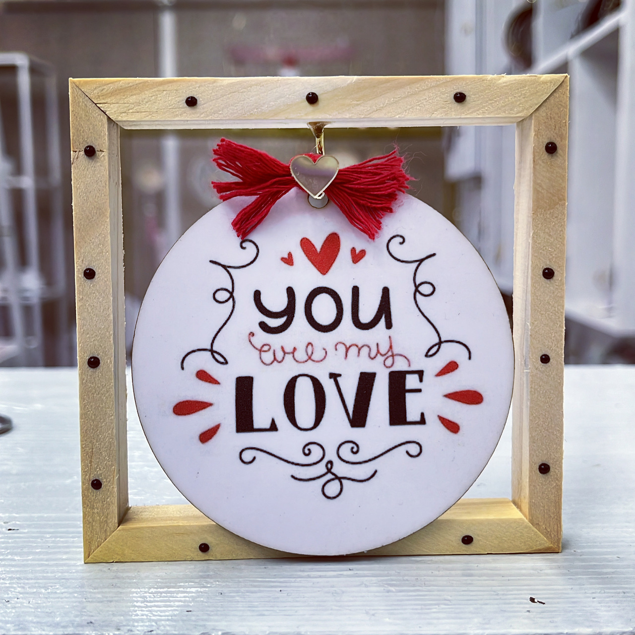 Ξύλινο Διακοσμητικό «you are my love» - Image 2