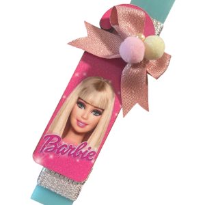Alternative view of Λαμπάδα Barbie με ξύλινο hanger πόρτας