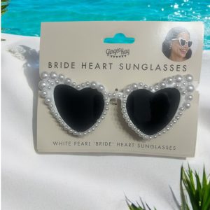 Bride heart sunglasses