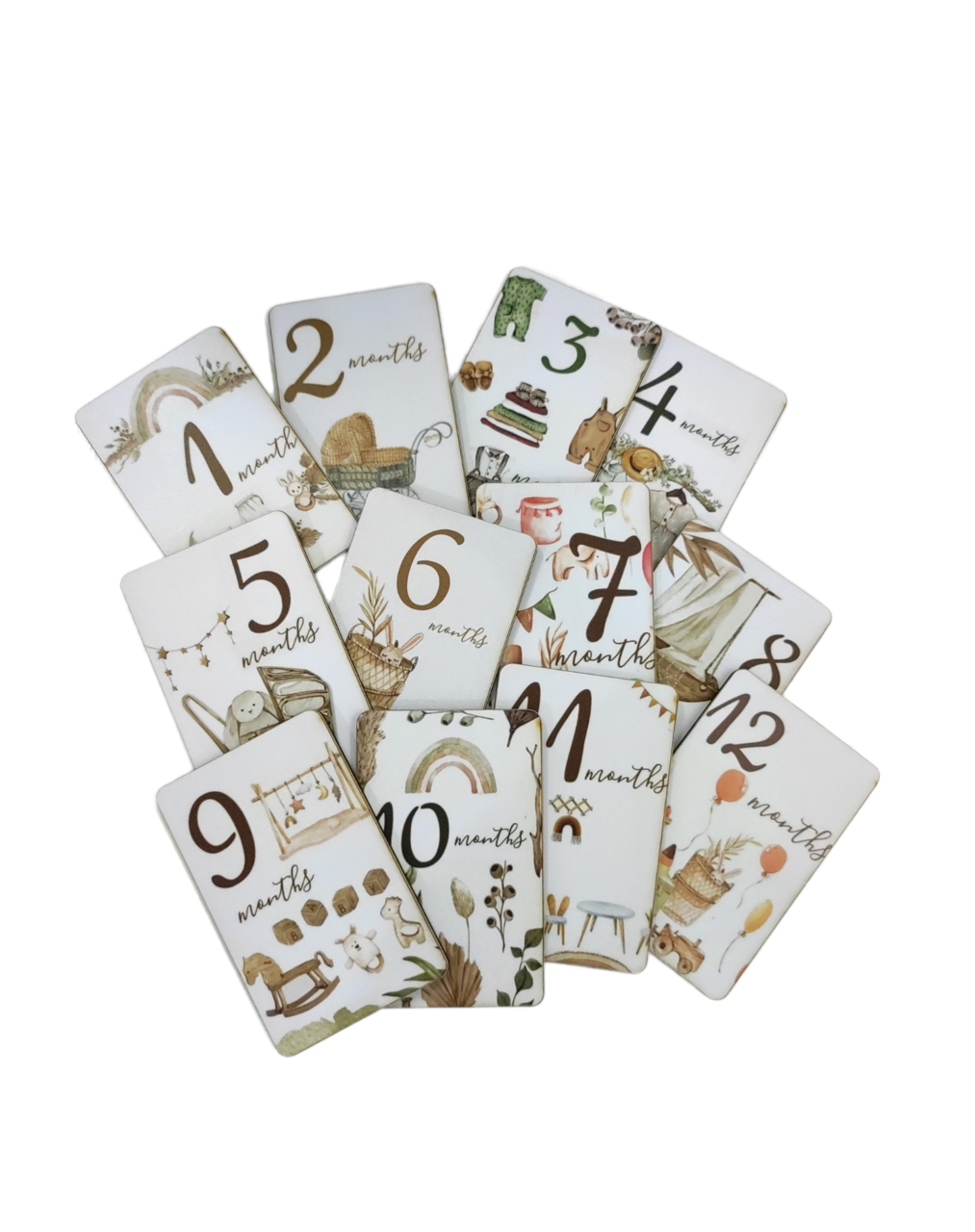 Milestone cards 1ος χρόνος παιδιού