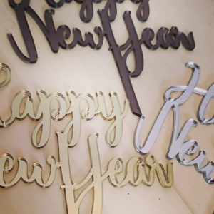 Alternative view of Cake Topper New year