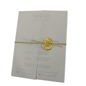Προσκλητήριο elegant (βουλοκέρι)
