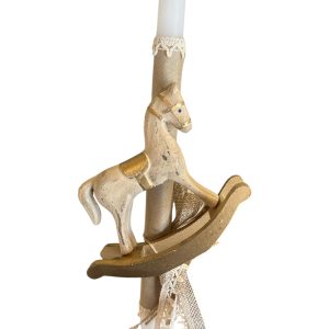 Πασχαλινή λαμπάδα rocking horse