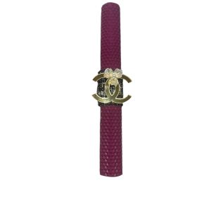 Alternative view of Πασχαλινή λαμπάδα μελισσοκέρι Chanel, magenta