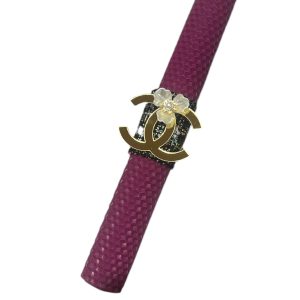Πασχαλινή λαμπάδα μελισσοκέρι Chanel, magenta