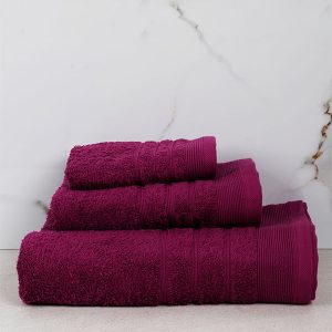 Πετσέτα Χίμπουρι 5 Mauve Σετ 3 τεμ