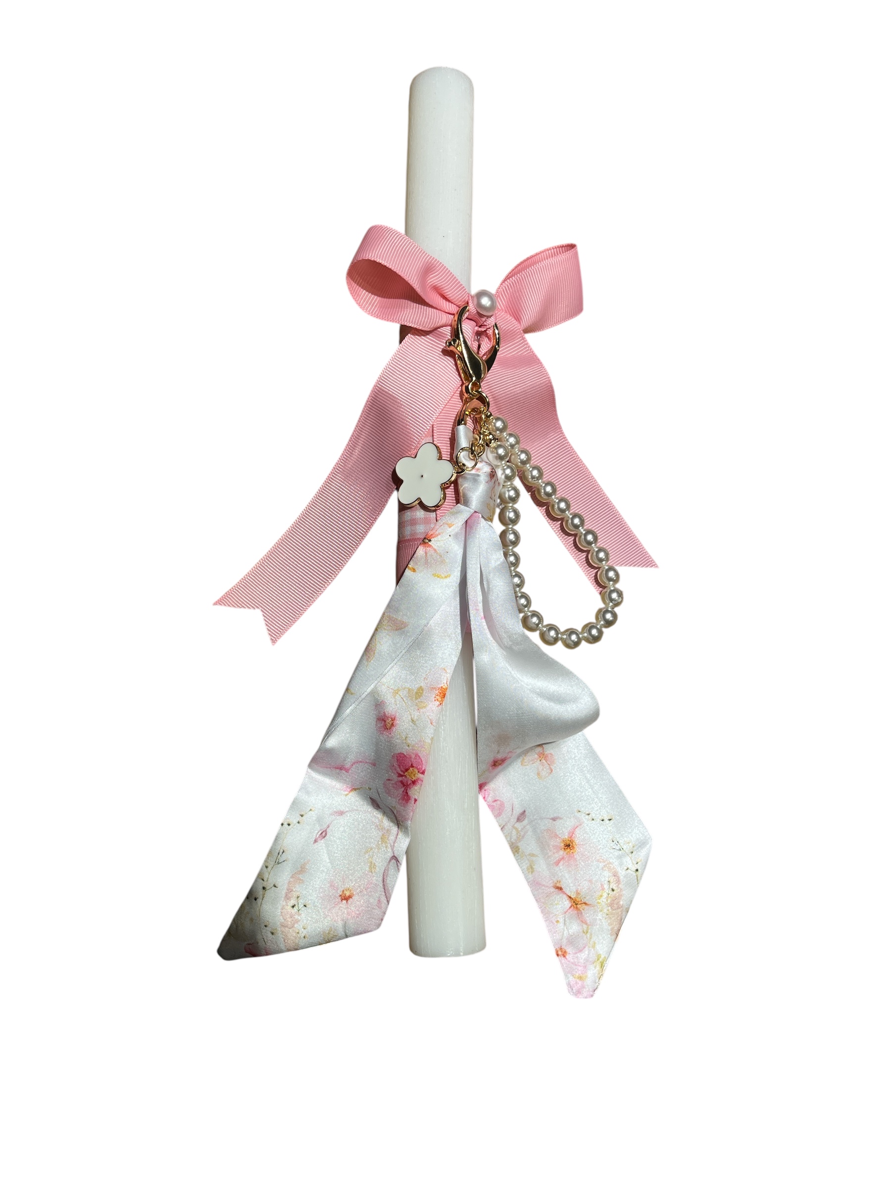 Λαμπάδα pink toile charm