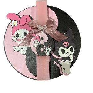 Σετ λαμπάδα Kuromi - My melody