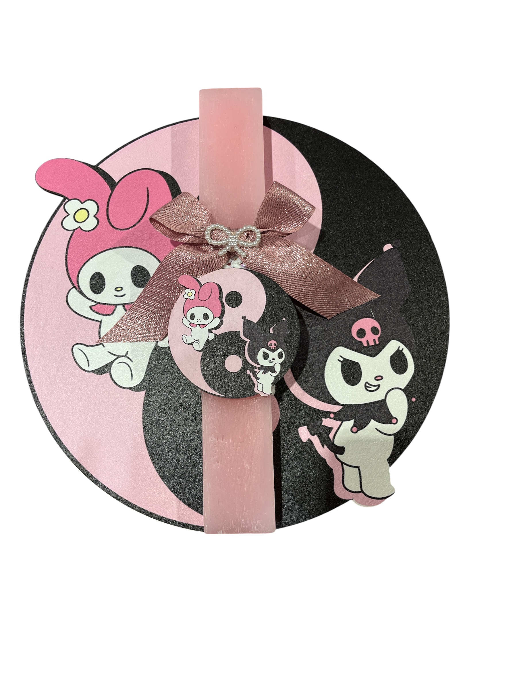 Σετ λαμπάδα Kuromi - My melody