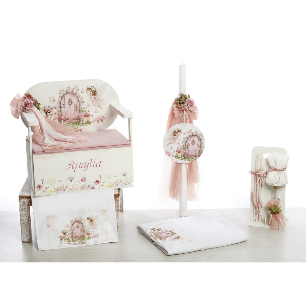 Σετ Βάπτισης Παγκάκι "Woodland Fairy Magic