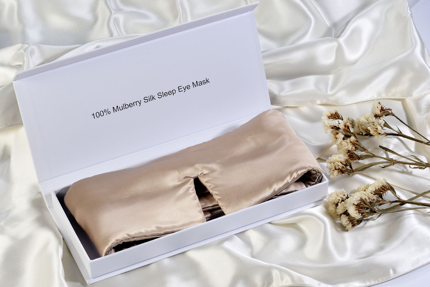 Deep Sleep Μεταξωτή Μάσκα Ύπνου champagne
